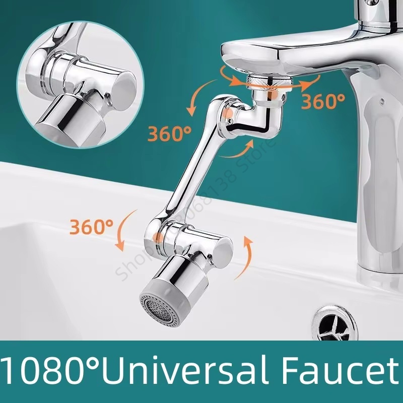 Home Kitchen Bathroom Marketing - 1080° Universal Rotation Extender Faucet Aerator