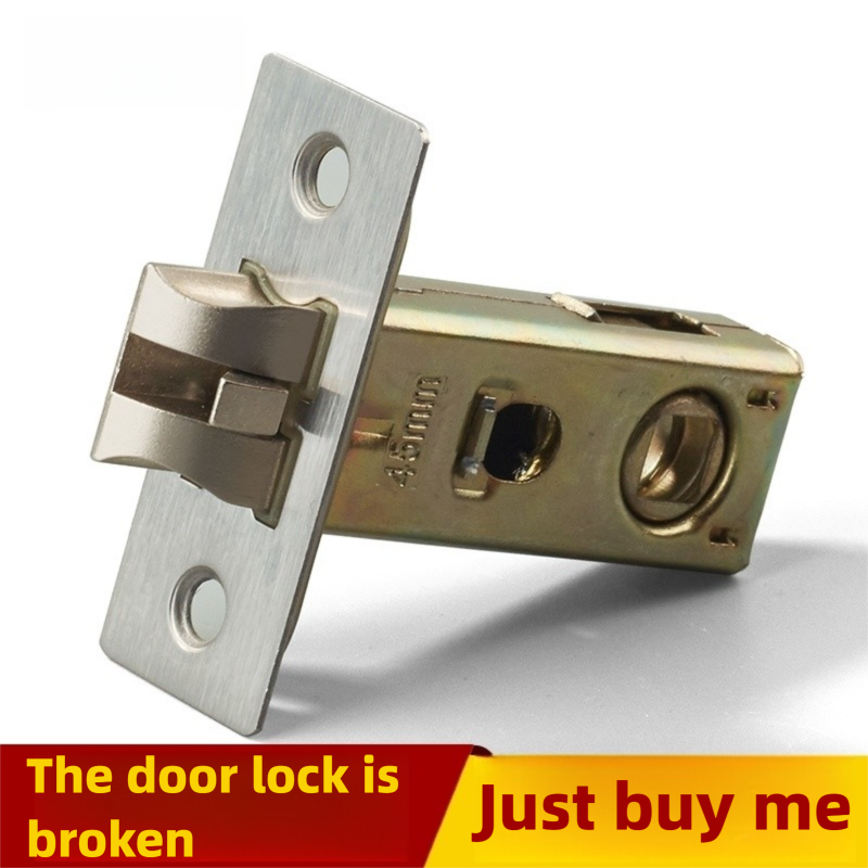 Home Bathroom Door Design - Heavy Duty Metal Silent Single Tongue
