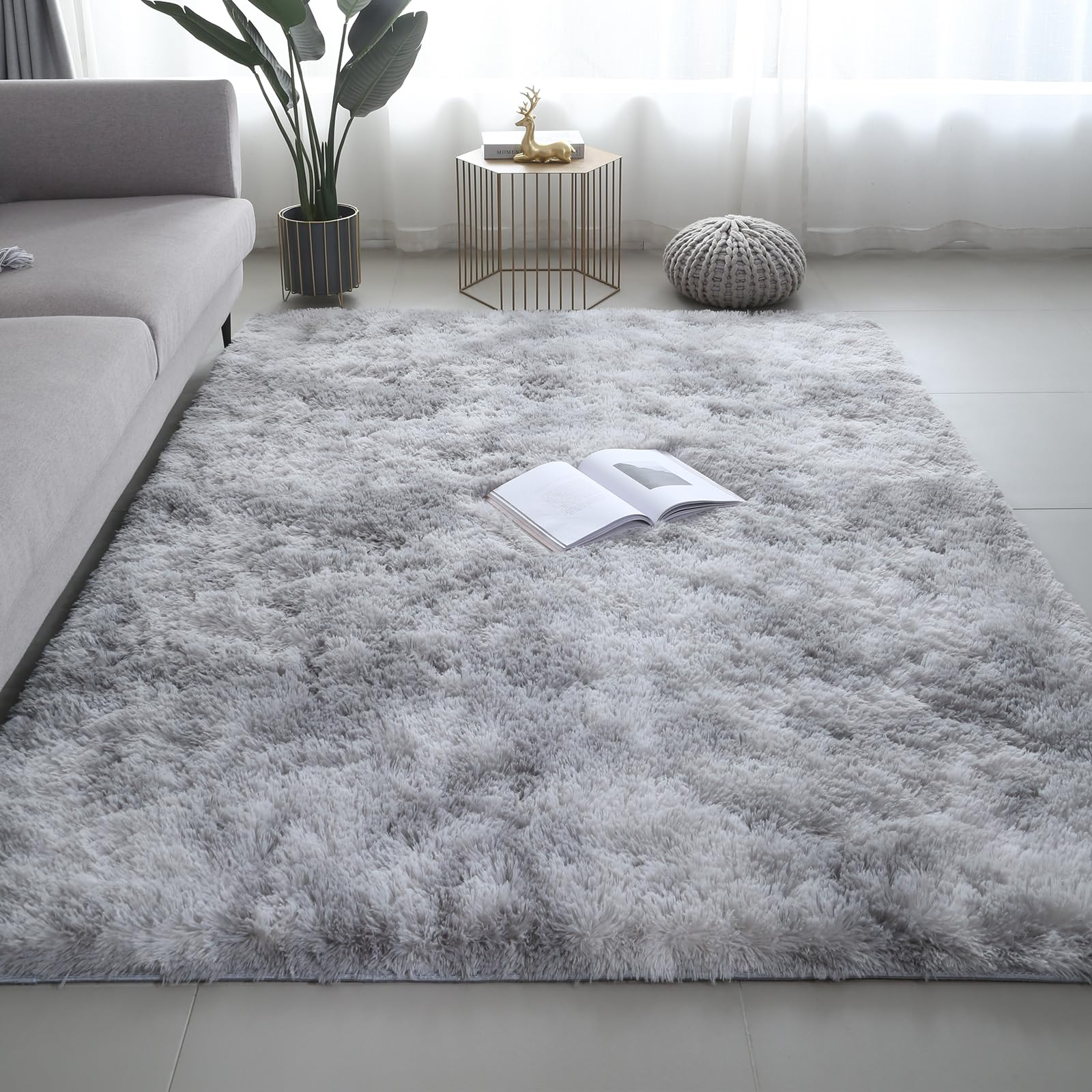 VIKAMA Ultra-Soft Puffy Rug, B - Home Goods Bathroom Rugs บทวิจารณ์และราคา