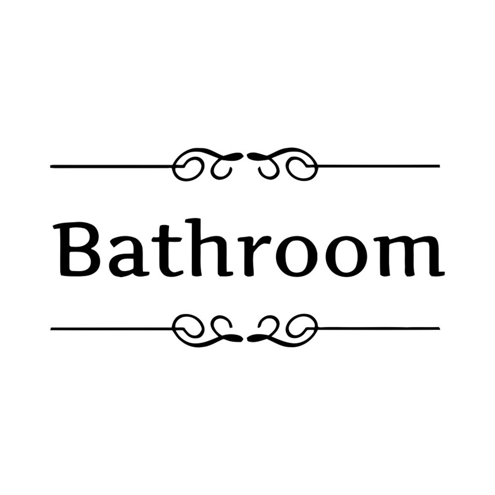 4Pcs Bathroom Wall Stickers To - Home Bathroom Door Design บทวิจารณ์และราคา