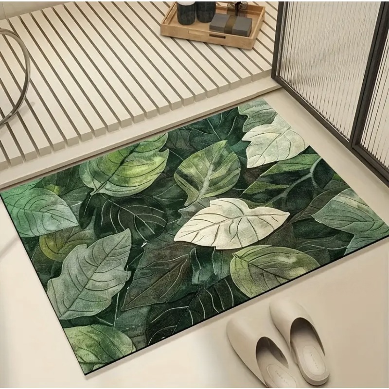 Visual Three-dimensional Green - Zara Home Bathroom Rug บทวิจารณ์และราคา