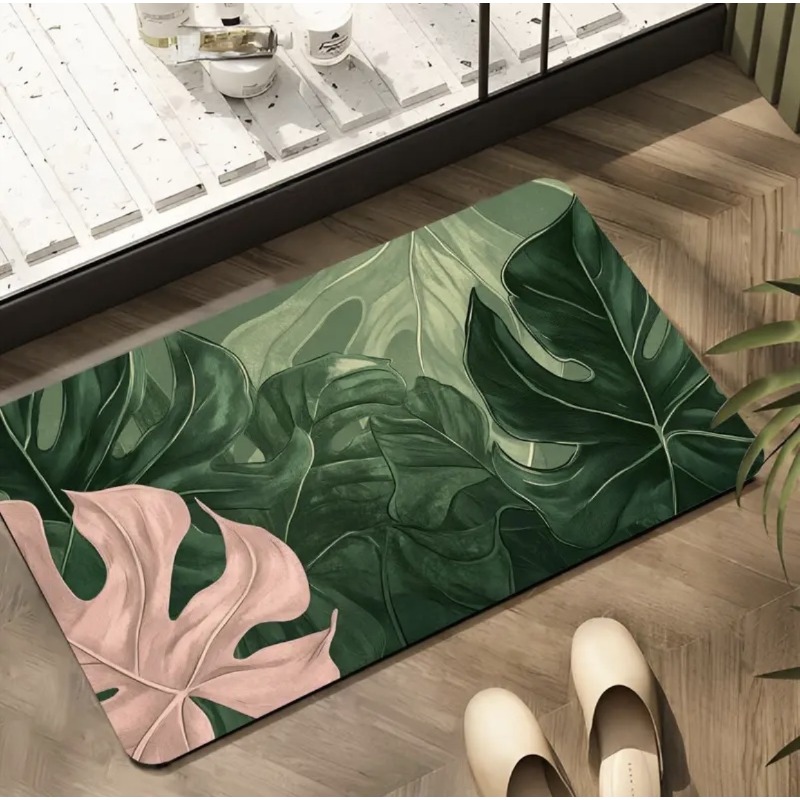 Visual Three-dimensional Green - Zara Home Bathroom Rug บทวิจารณ์และราคา