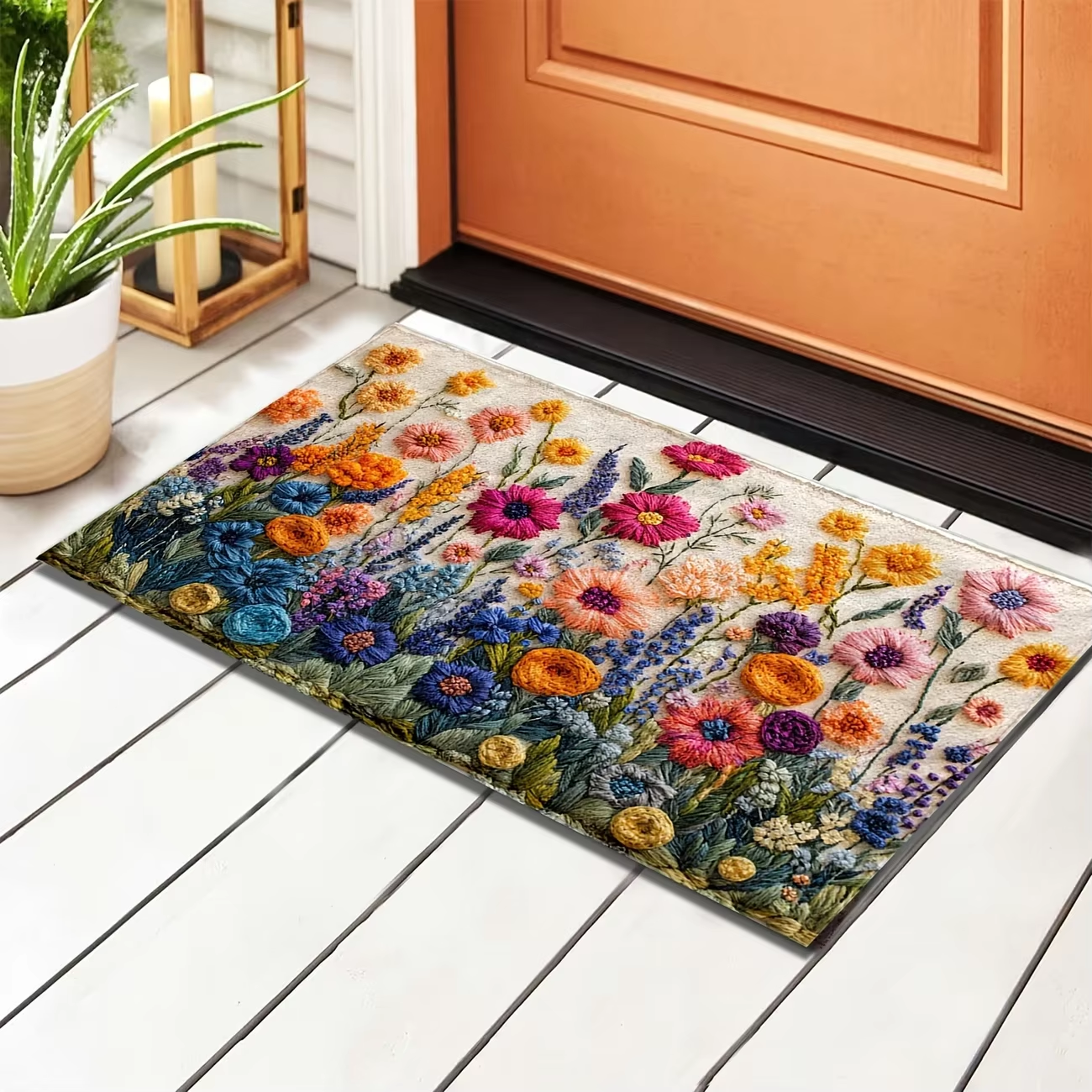 VIKAMA Cute and Fresh Flannel  - Zara Home Bathroom Rug บทวิจารณ์และราคา