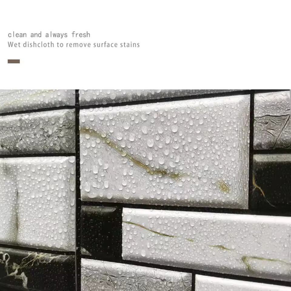 5/10pcs Self Adhesive Tile Wal - Home Bathroom Wallpaper บทวิจารณ์และราคา