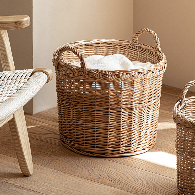 Woven Laundry Hamper with Hand - Home Essentials Bathroom Storage บทวิจารณ์และราคา