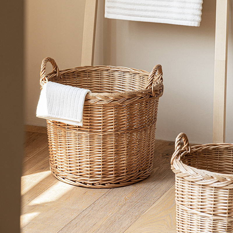 Woven Laundry Hamper with Hand - Home Essentials Bathroom Storage บทวิจารณ์และราคา