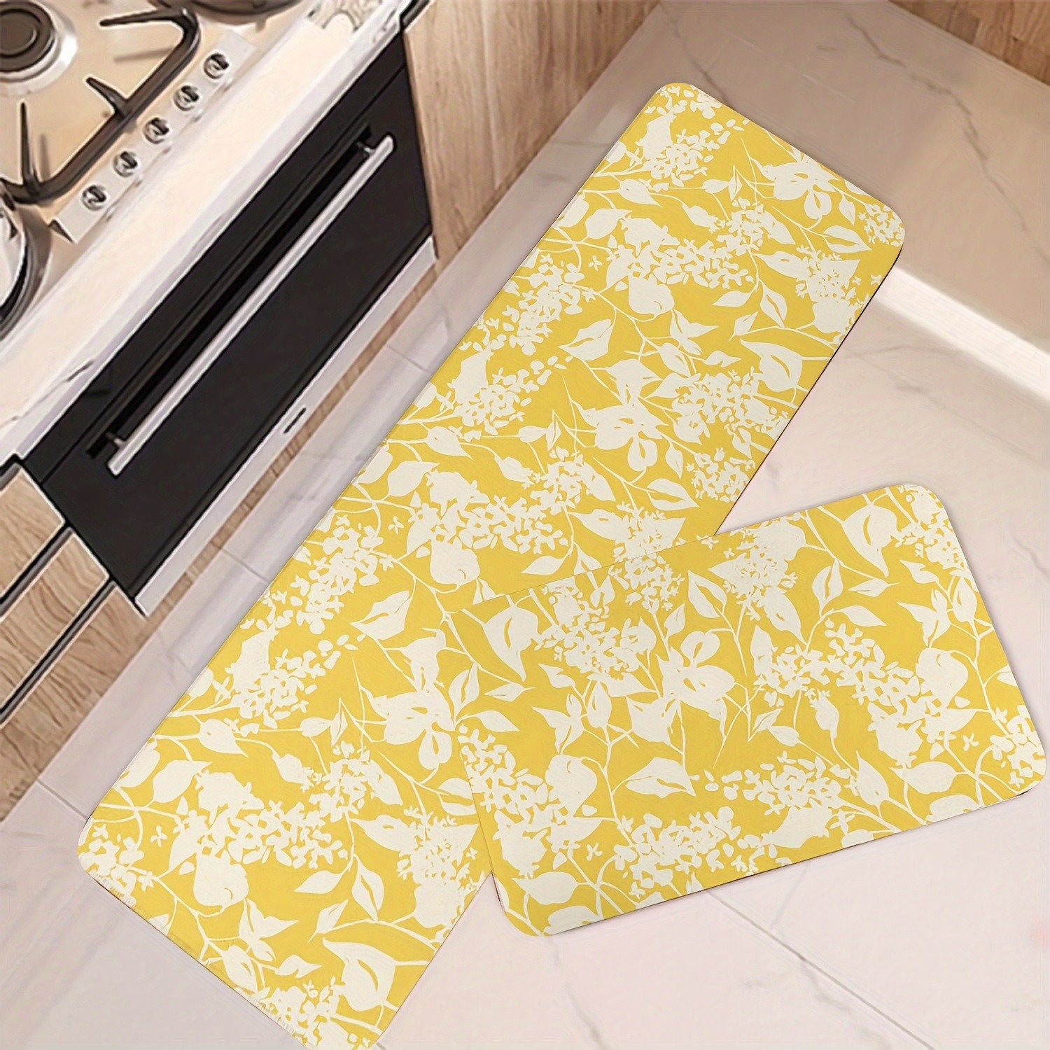 1PC Flower and Leaves Pattern  - Home Bathroom Door Design บทวิจารณ์และราคา