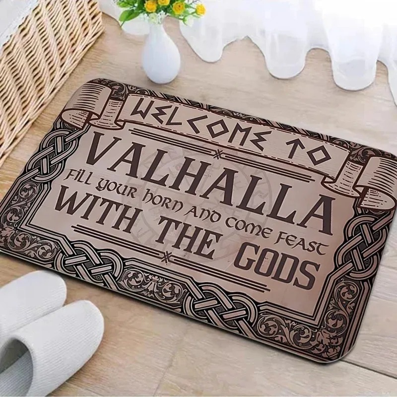 Retro Welcome Doormat Gothic E - Zara Home Bathroom Rug บทวิจารณ์และราคา