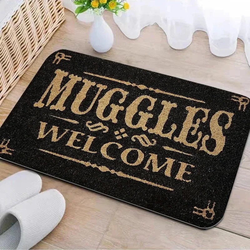 Retro Welcome Doormat Gothic E - Zara Home Bathroom Rug บทวิจารณ์และราคา