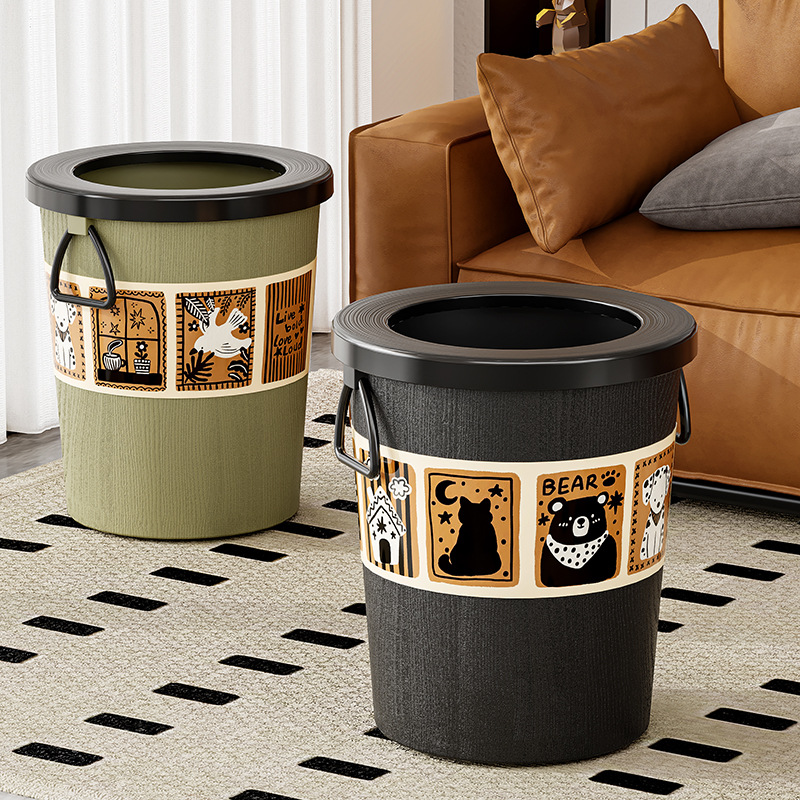 Vintage-Style Large Trash Bin  - Home Essentials Bathroom Storage บทวิจารณ์และราคา