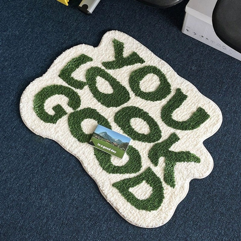 Tufted You Look Good Rug Custo - Home Goods Bathroom Rugs บทวิจารณ์และราคา