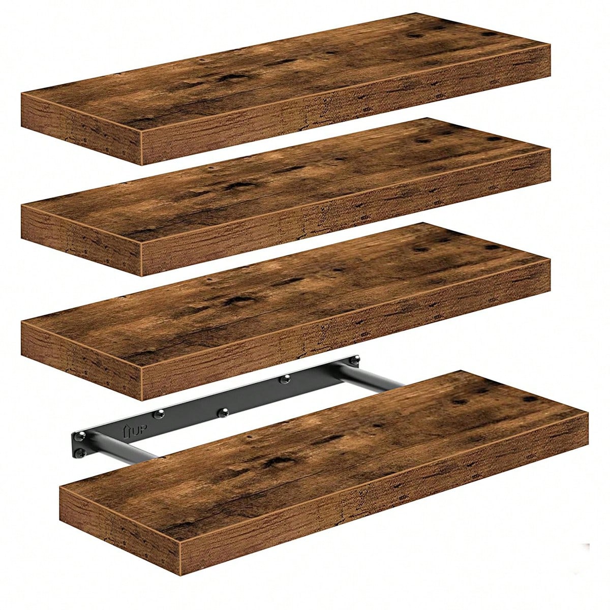 4 Sets 15.8in Floating Shelves - Home Essentials Bathroom Storage บทวิจารณ์และราคา