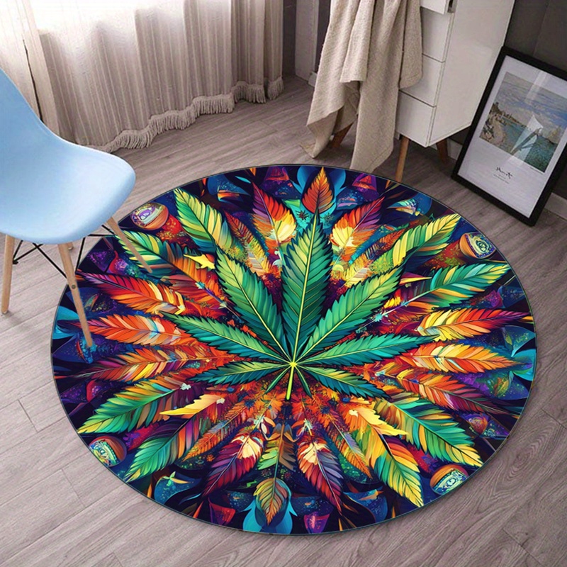 Colorful Feather Mandala Round - Home Bathroom Door Design บทวิจารณ์และราคา