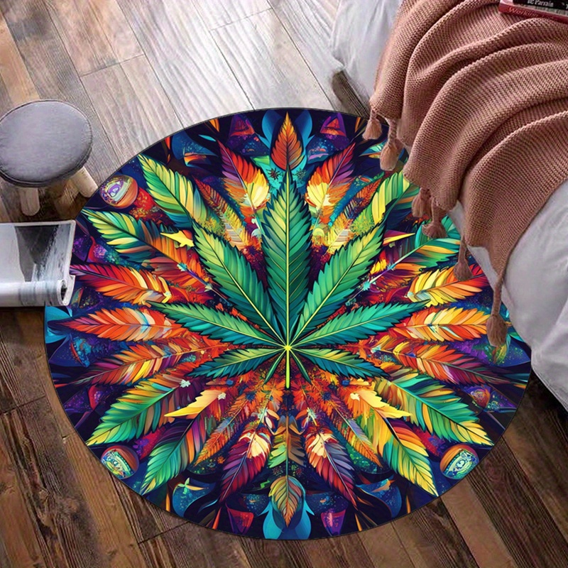 Colorful Feather Mandala Round - Home Bathroom Door Design บทวิจารณ์และราคา