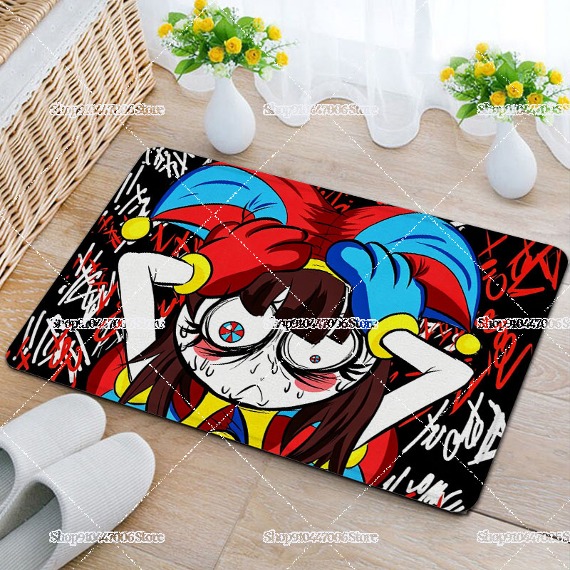 Cartoon The Amazing Circus Vel - Home Goods Bathroom Rugs บทวิจารณ์และราคา