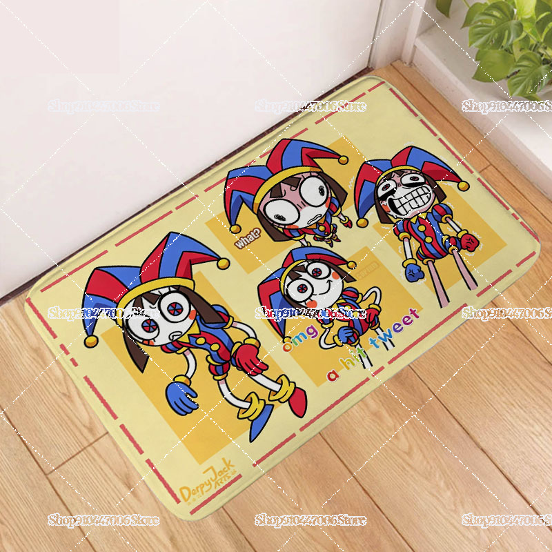 Cartoon The Amazing Circus Vel - Home Goods Bathroom Rugs บทวิจารณ์และราคา