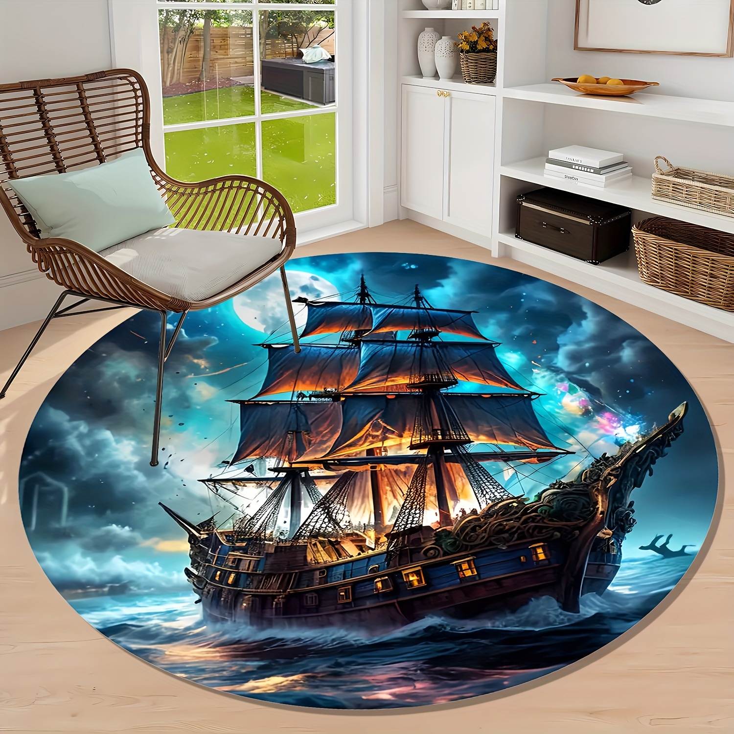 Pirate Ship Design Round Area  - Home Bathroom Door Design บทวิจารณ์และราคา