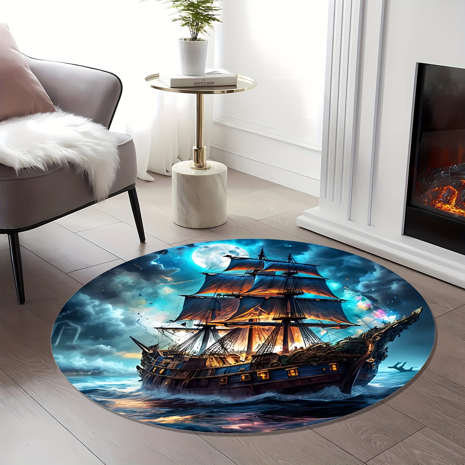 Pirate Ship Design Round Area  - Home Bathroom Door Design บทวิจารณ์และราคา