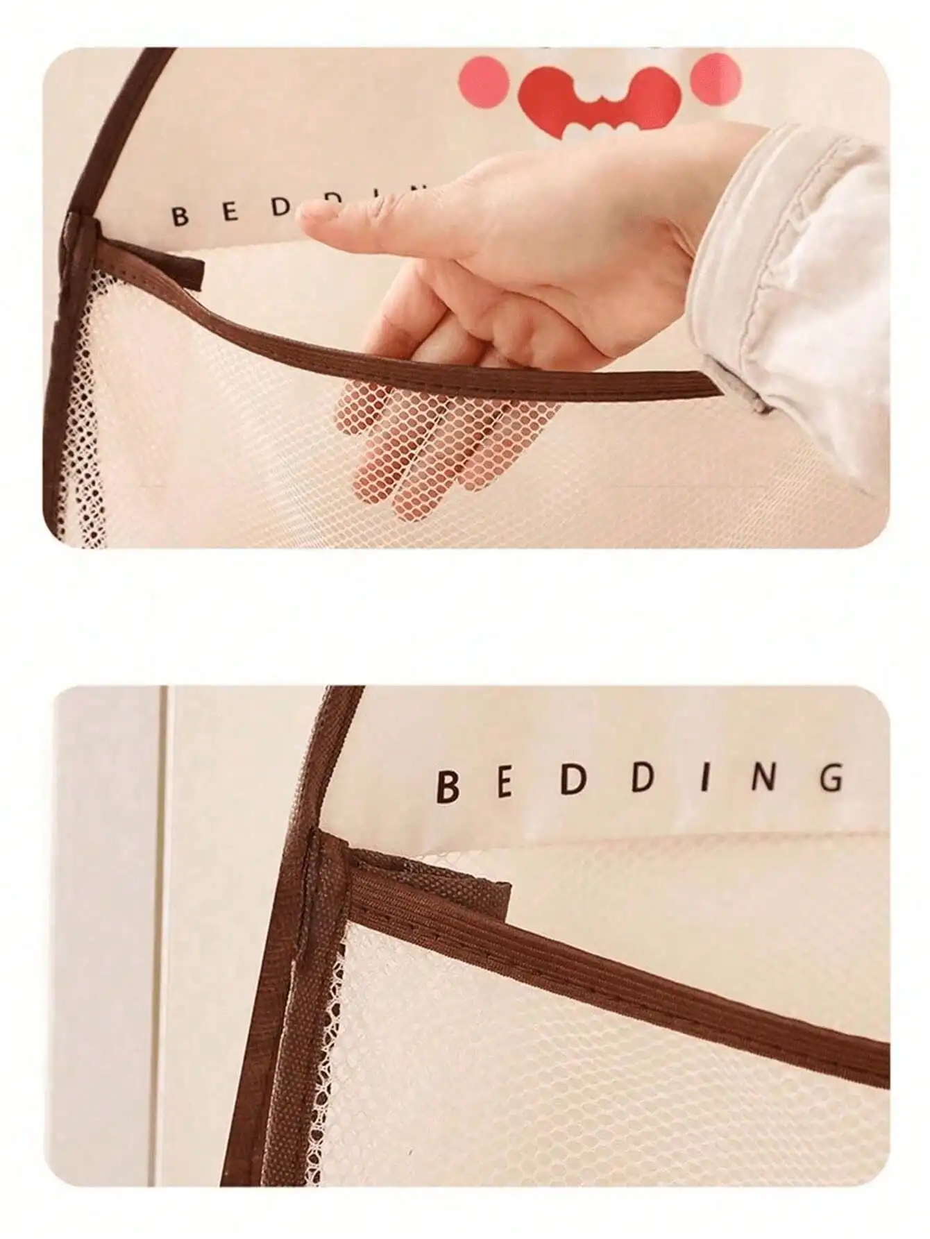4pcs Hanging Mesh Storage Bags - Home Essentials Bathroom Storage บทวิจารณ์และราคา