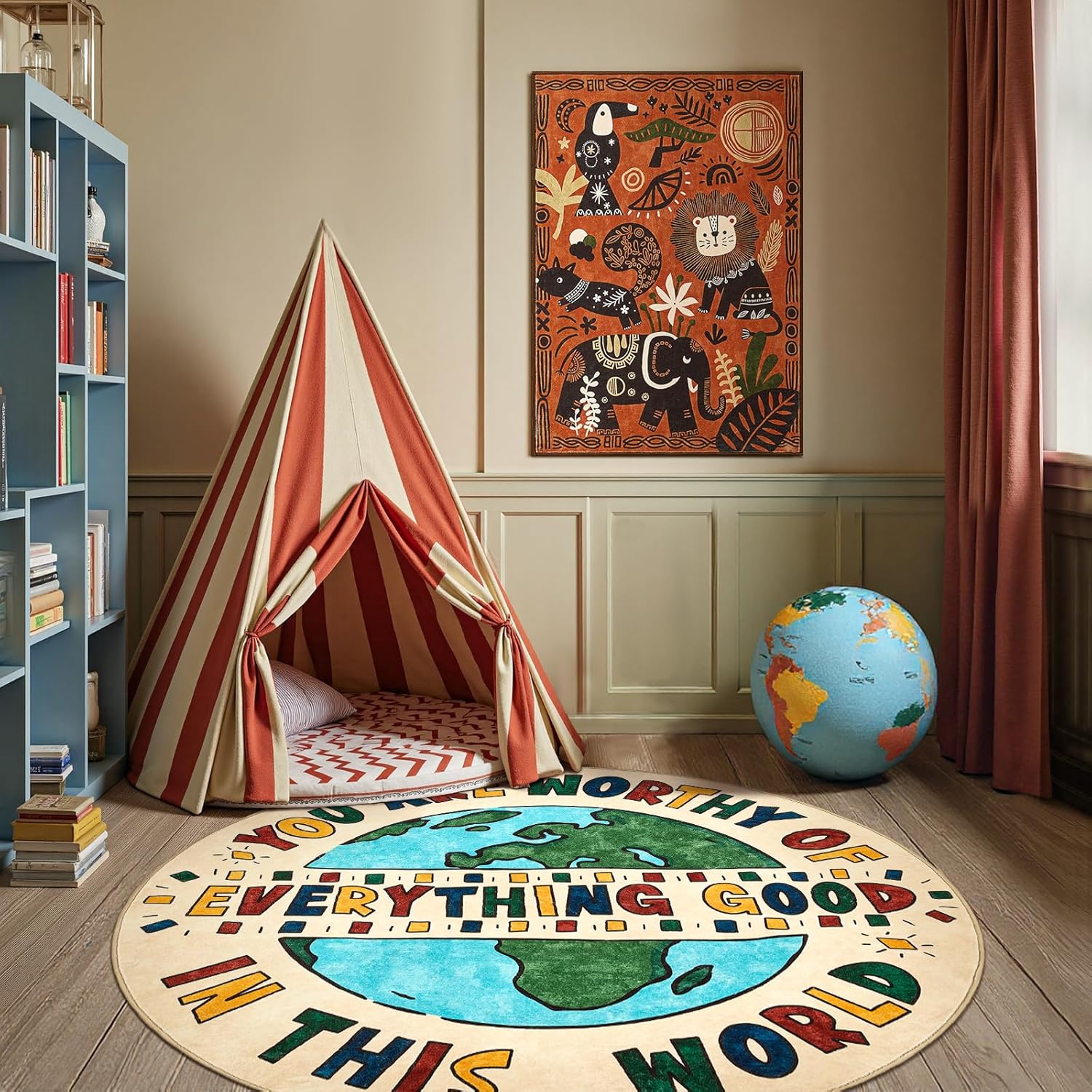 Inspirational Earth Globe Roun - Home Goods Bathroom Rugs บทวิจารณ์และราคา