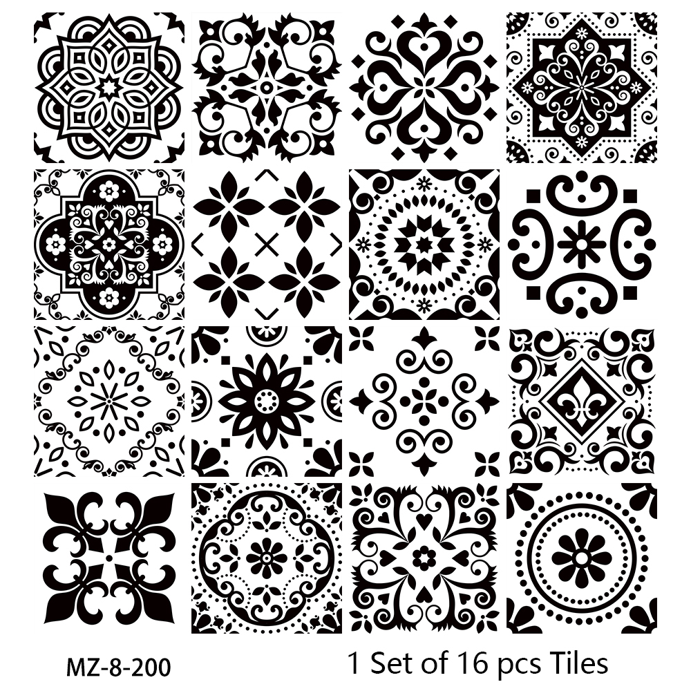 16pcs/set Waterpoof Wall Stick - Home Bathroom Wallpaper บทวิจารณ์และราคา
