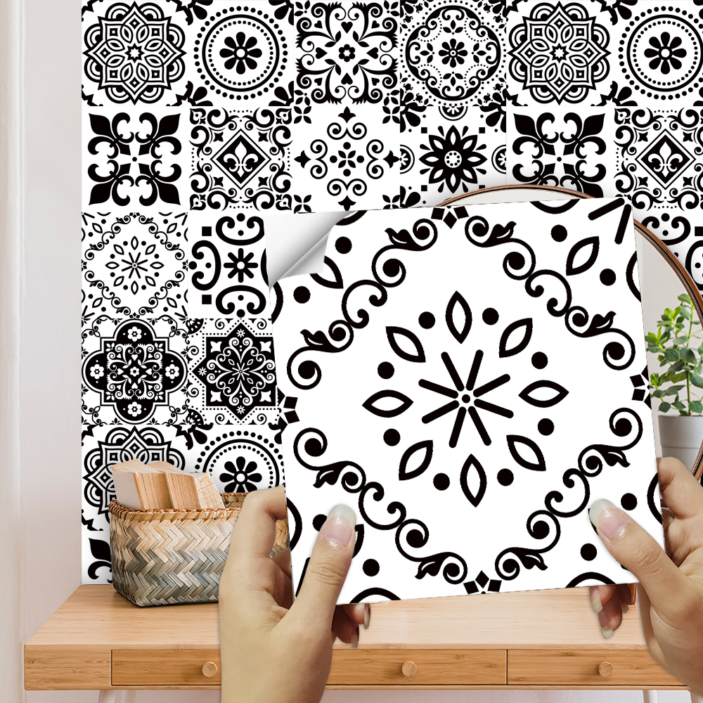 16pcs/set Waterpoof Wall Stick - Home Bathroom Wallpaper บทวิจารณ์และราคา