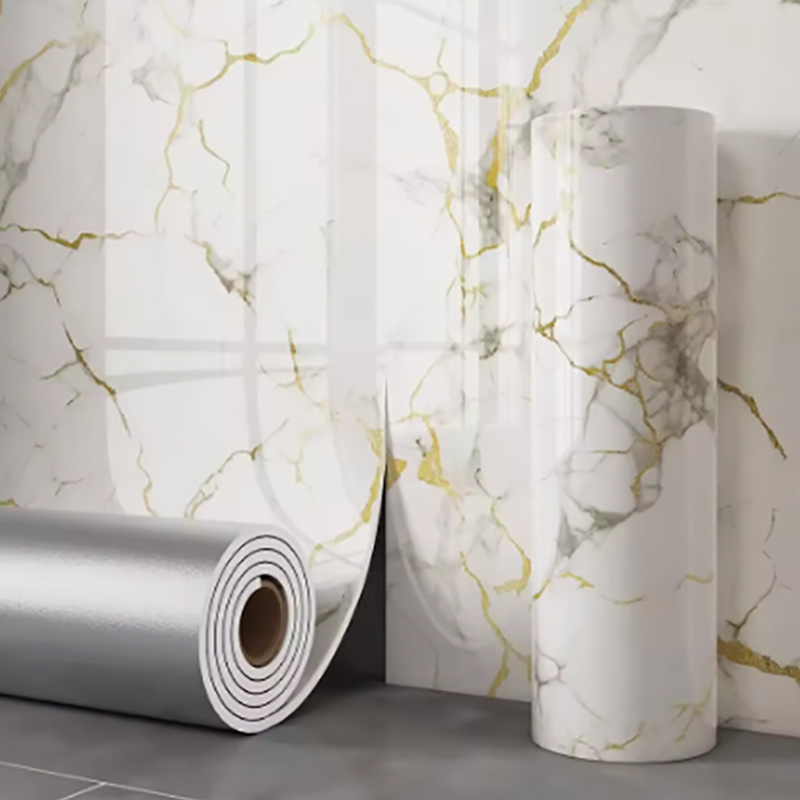 1 Roll Marble Thick Foam Imita - Home Bathroom Wallpaper บทวิจารณ์และราคา