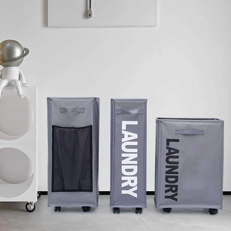 Foldable Fabric Laundry Hamper - Home Essentials Bathroom Storage บทวิจารณ์และราคา