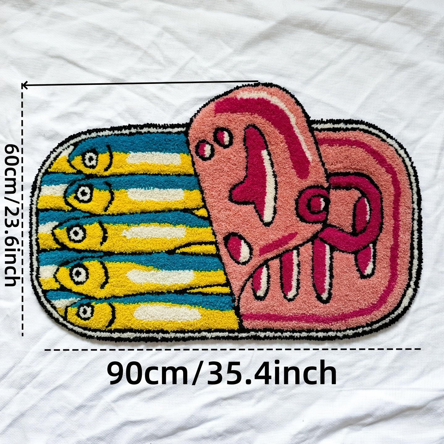 VIKAMA Herring Can Rug Creativ - Zara Home Bathroom Rug บทวิจารณ์และราคา
