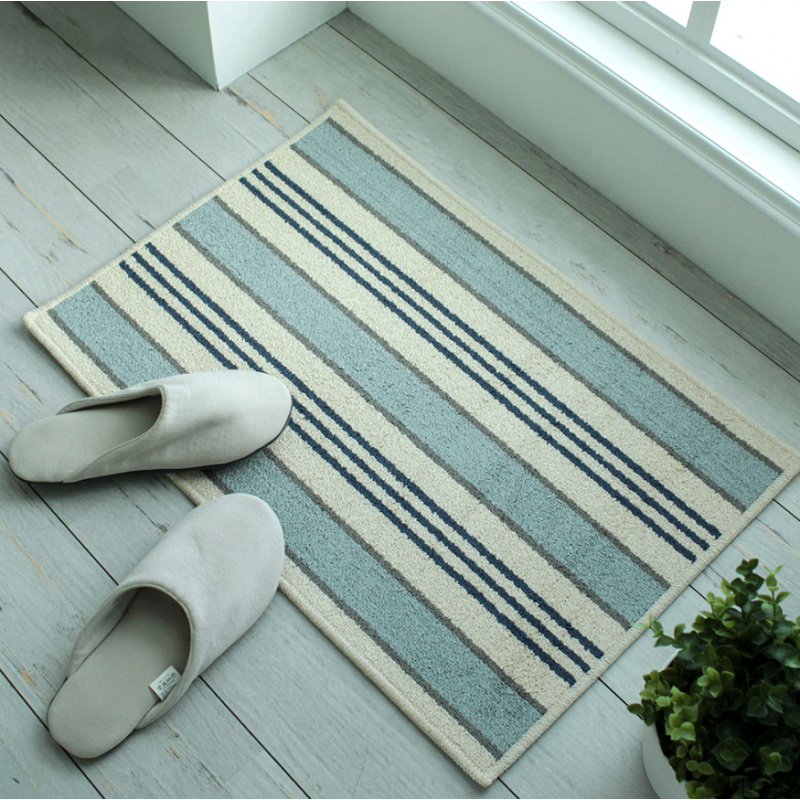VIKAMA Korean Minimalist Strip - Zara Home Bathroom Rug บทวิจารณ์และราคา