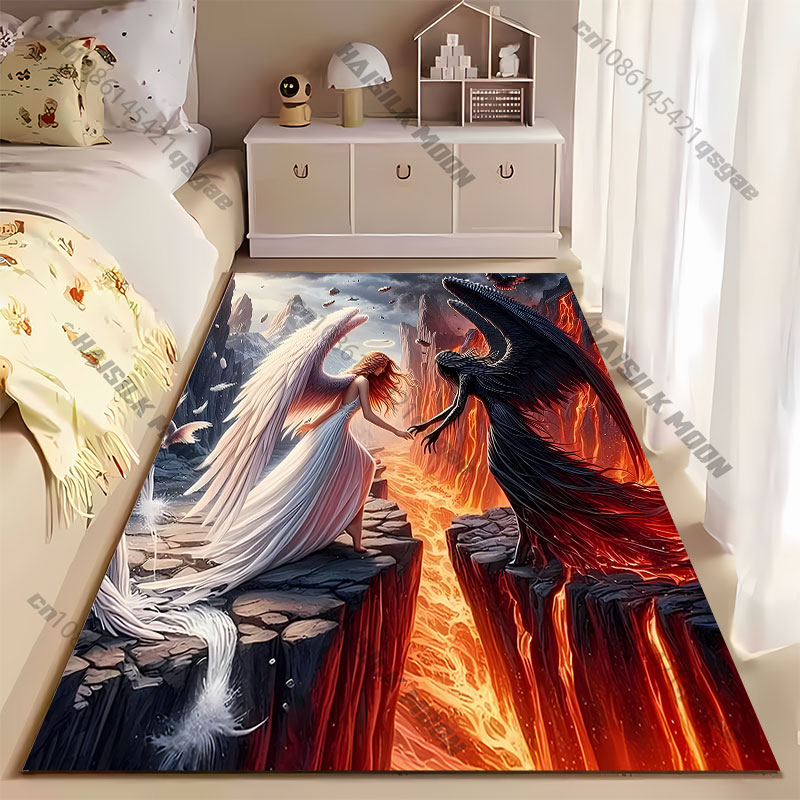 Good versus evil duality carpe - Home Goods Bathroom Rugs บทวิจารณ์และราคา