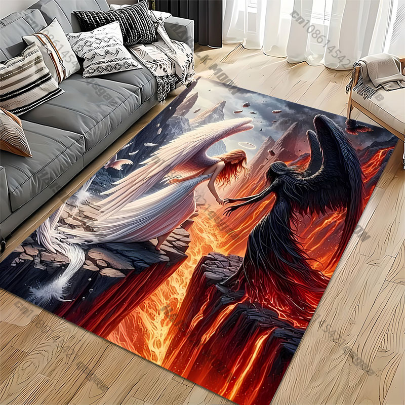 Good versus evil duality carpe - Home Goods Bathroom Rugs บทวิจารณ์และราคา