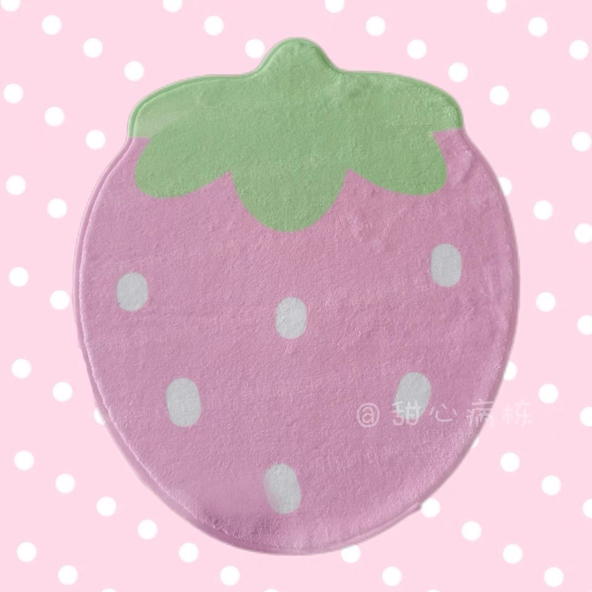 VIKAMA Sweet Strawberry Floor  - Zara Home Bathroom Rug บทวิจารณ์และราคา