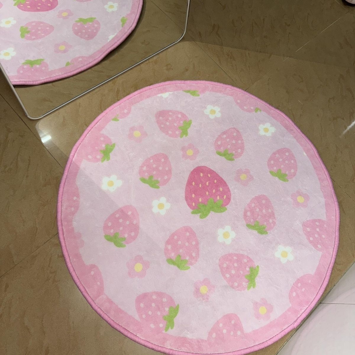 VIKAMA Sweet Strawberry Floor  - Zara Home Bathroom Rug บทวิจารณ์และราคา