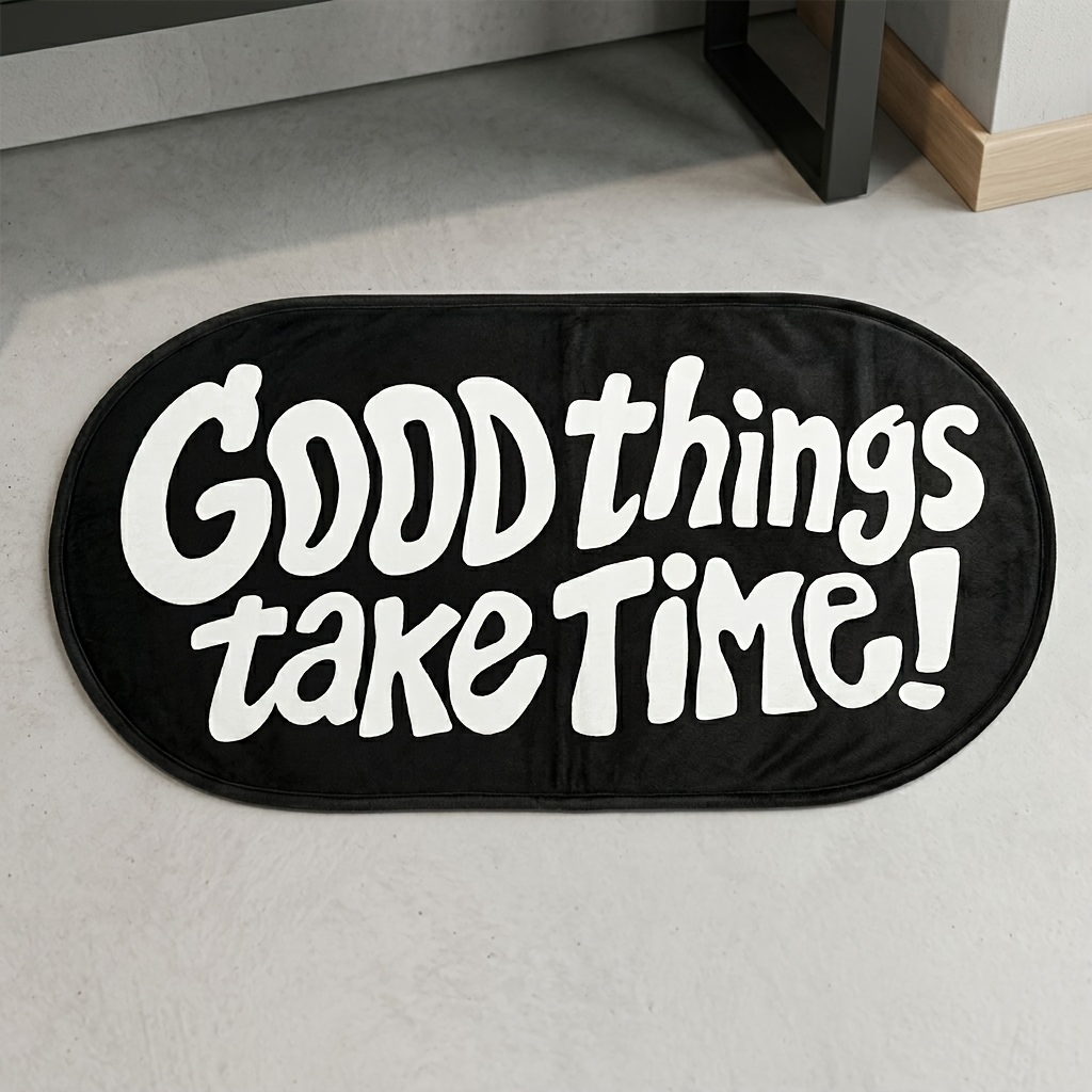 VIKAMA Good Things Carpet Blac - Home Goods Bathroom Rugs บทวิจารณ์และราคา
