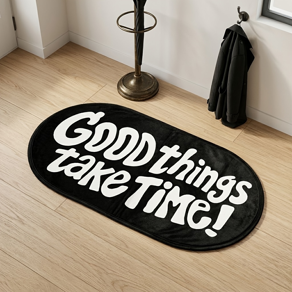 VIKAMA Good Things Carpet Blac - Home Goods Bathroom Rugs บทวิจารณ์และราคา