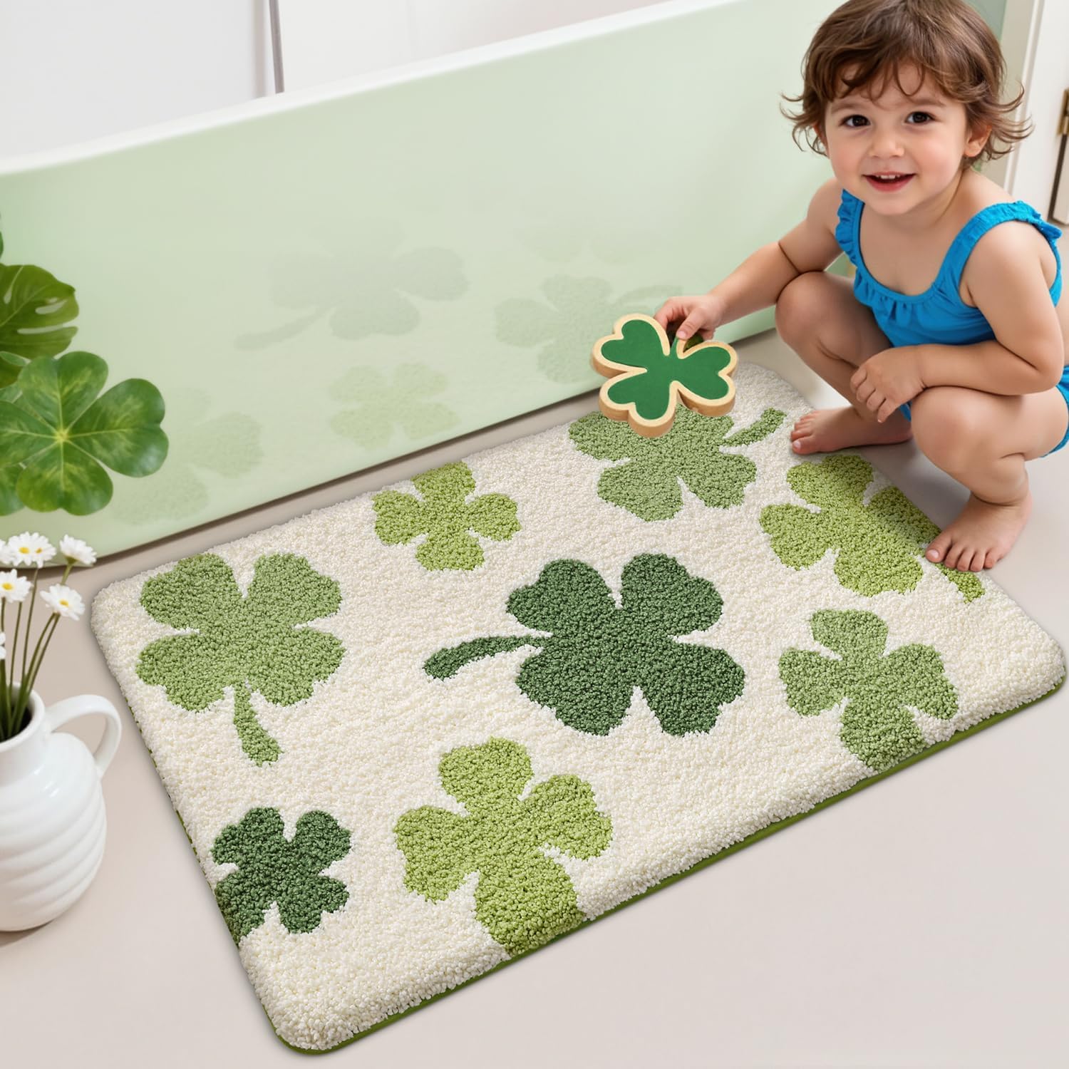 VIKAMA Modern Bathroom Carpet  - Zara Home Bathroom Rug บทวิจารณ์และราคา