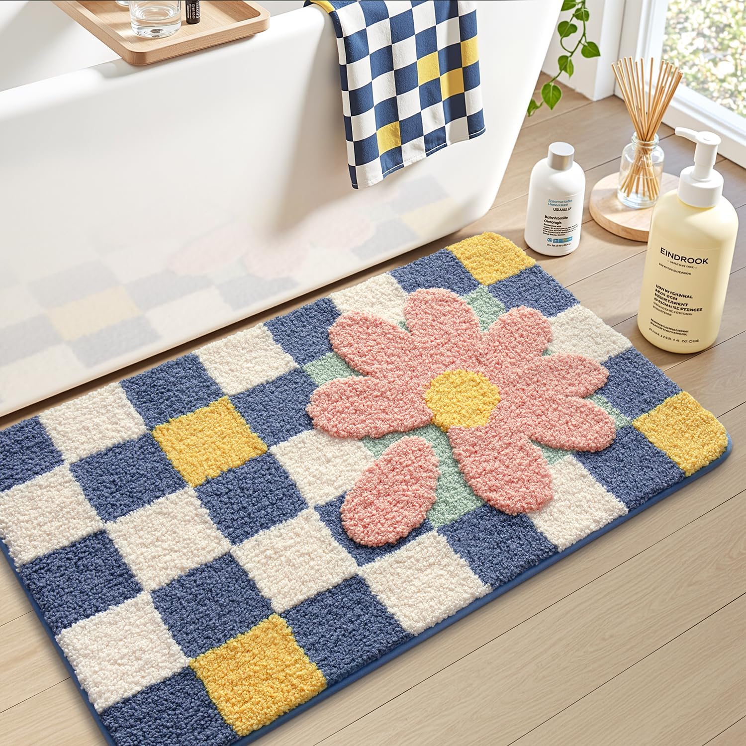 VIKAMA Modern Bathroom Carpet  - Zara Home Bathroom Rug บทวิจารณ์และราคา