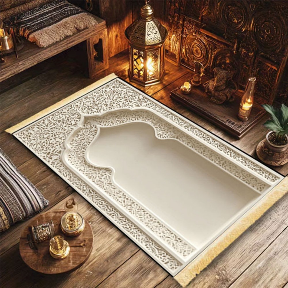 VIKAMA Islamic Prayer Rug With - Home Bathroom Door Design บทวิจารณ์และราคา
