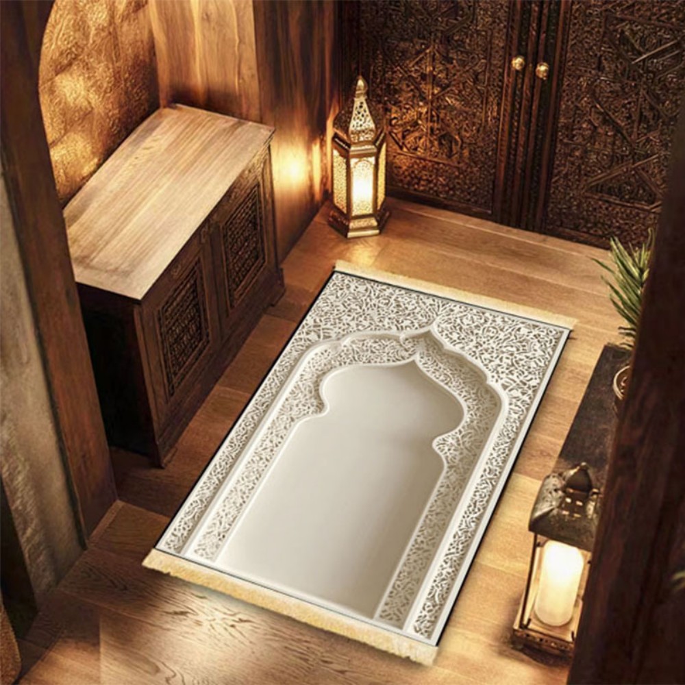 VIKAMA Islamic Prayer Rug With - Home Bathroom Door Design บทวิจารณ์และราคา