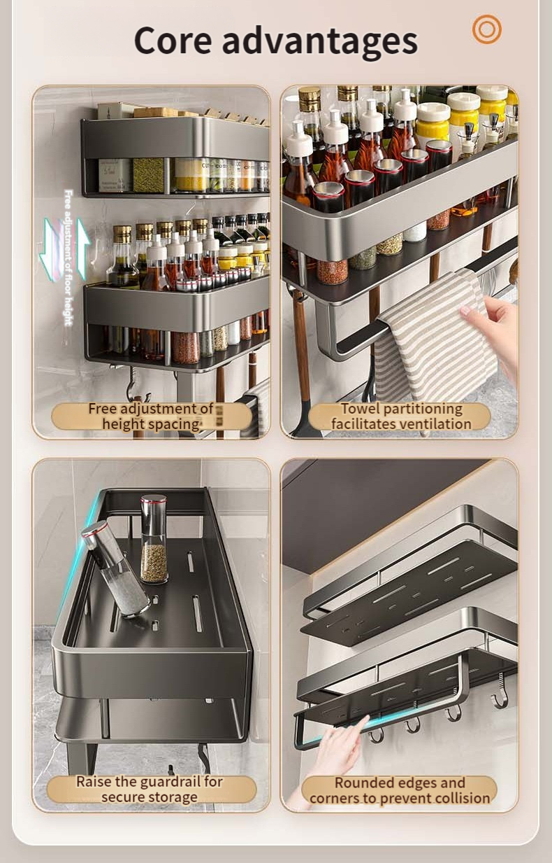 Aluminum Kitchen Rack Kitchen  - Home Kitchen Bathroom Marketing บทวิจารณ์และราคา