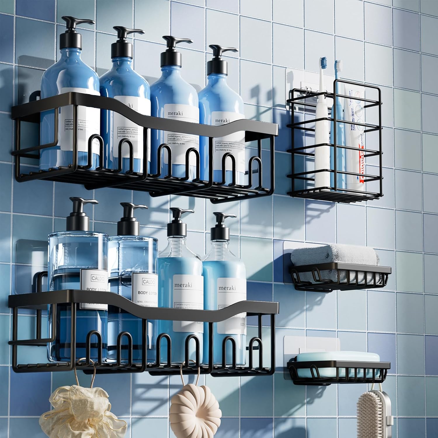 5-Pack Rustproof Stainless Ste - Home Essentials Bathroom Storage บทวิจารณ์และราคา