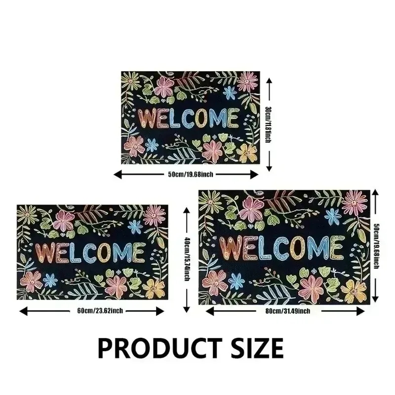 Good Vibes Only Welcome Mat -  - Home Goods Bathroom Rugs บทวิจารณ์และราคา