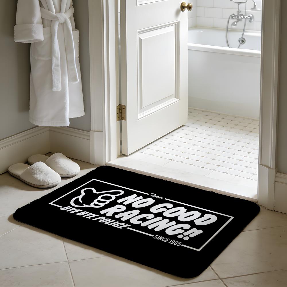Fashion No Good Racing Jdm Flo - Home Goods Bathroom Rugs บทวิจารณ์และราคา