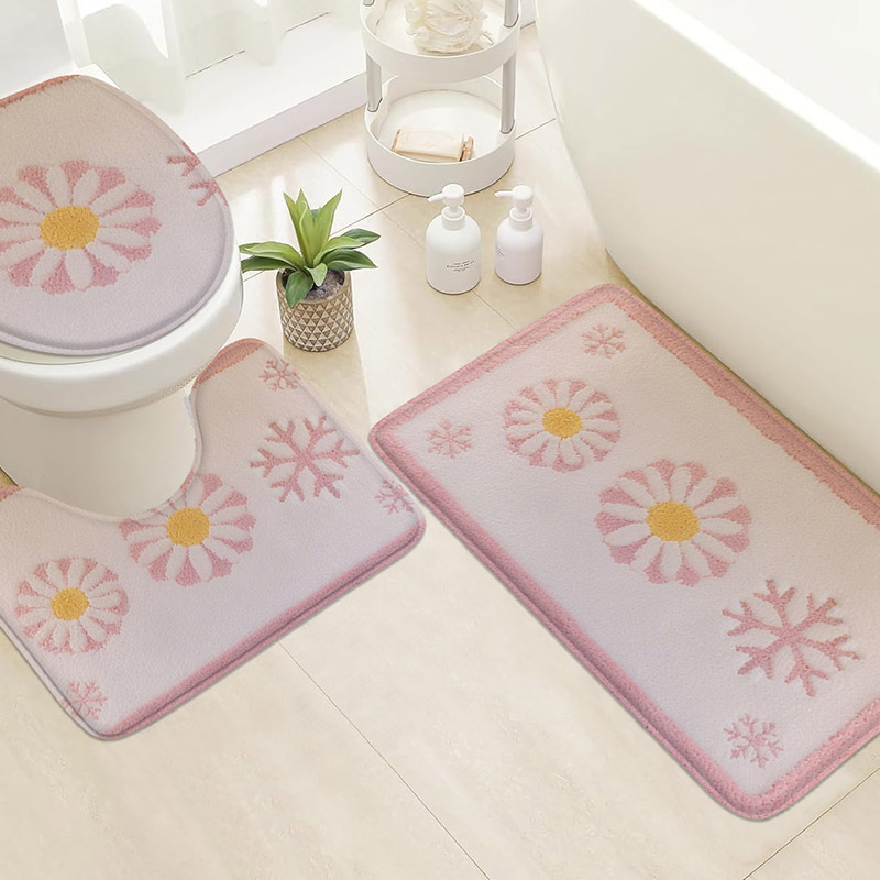 3pcs Korean style home toilet  - Zara Home Bathroom Rug บทวิจารณ์และราคา