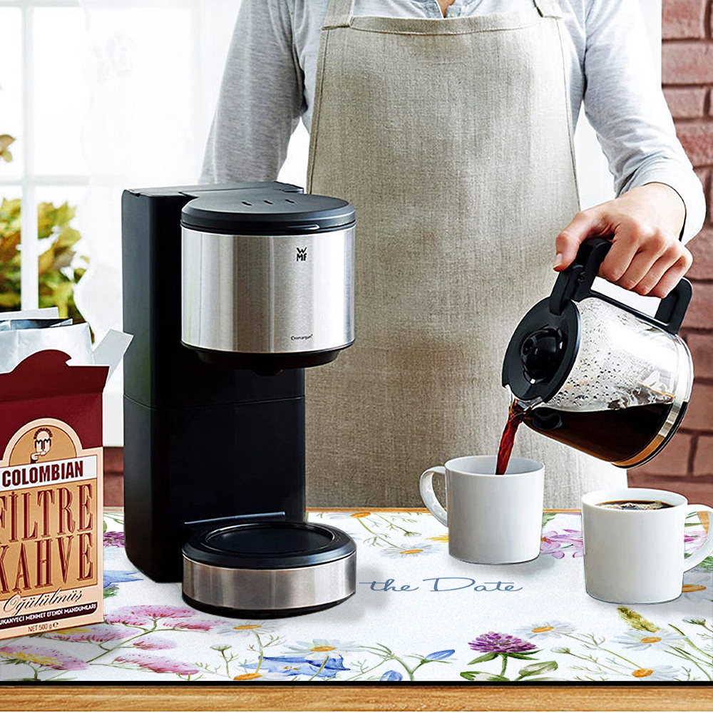 Absorbent Coffee Mat Dish Drai - Zara Home Bathroom Rug บทวิจารณ์และราคา