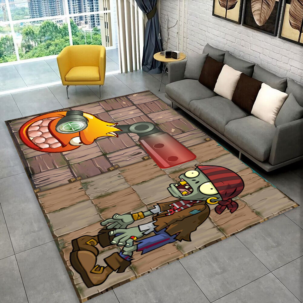 PVZ Plants Vs.Zombies Game Car - Zara Home Bathroom Rug บทวิจารณ์และราคา