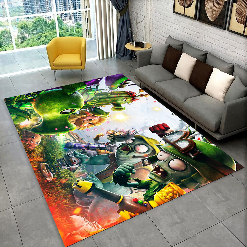 PVZ Plants Vs.Zombies Game Car - Zara Home Bathroom Rug บทวิจารณ์และราคา