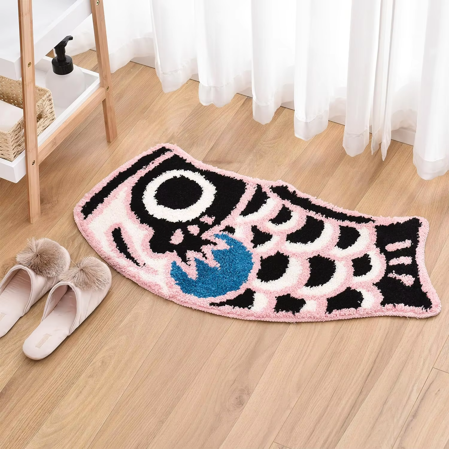 VIKAMA Auspicious Carp Carpet  - Home Goods Bathroom Rugs บทวิจารณ์และราคา